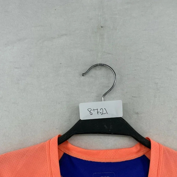 North Face T-Shirt Women Sz S Orange Blue Flight Series Flash Dry Running Fitted - Picture 12 of 12